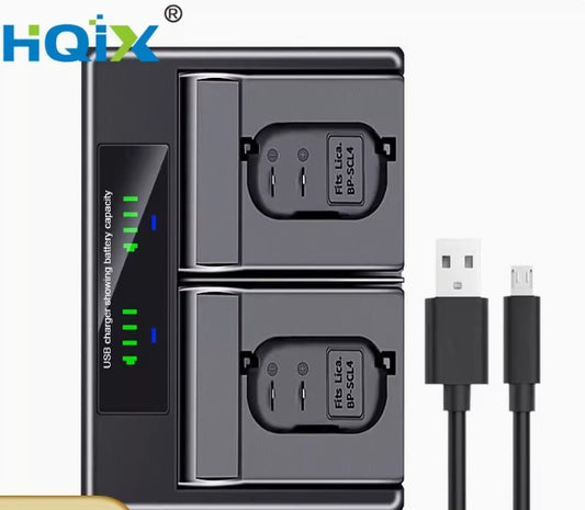 HQIX | Battery & Charger | BP-SCL4 | for leica Q2/ SL2/ SL