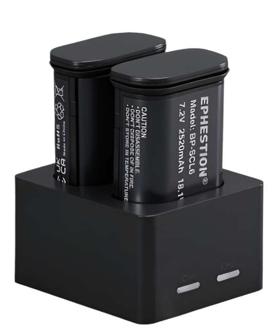 Camera Battery & charger | BP-SCL6 | for Leica Q3/Q2/SL3/SL2
