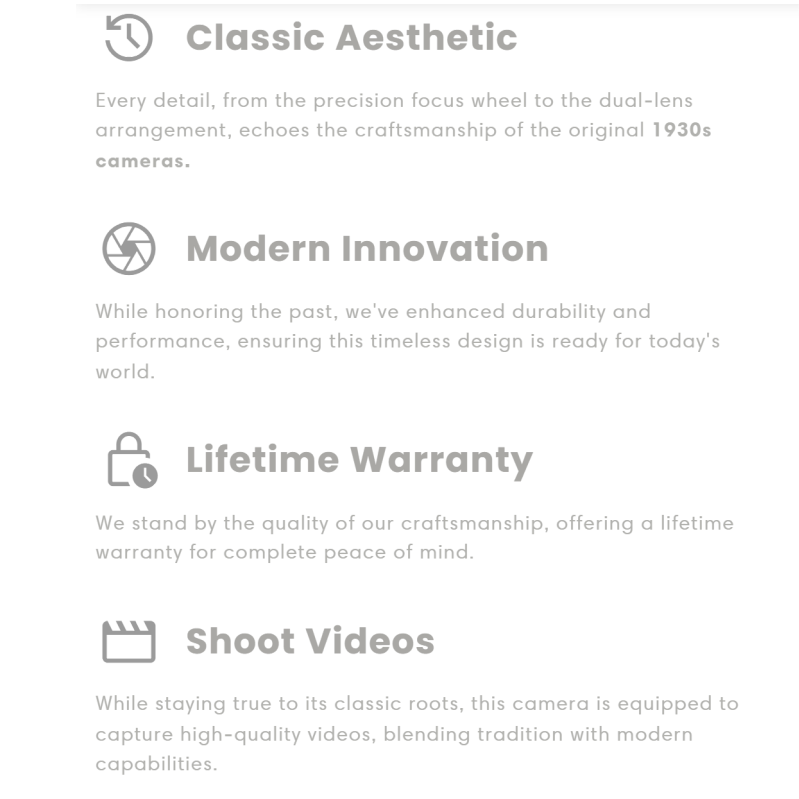 CHUZHAO Twin-Lens Reflex Camera-FirstLight