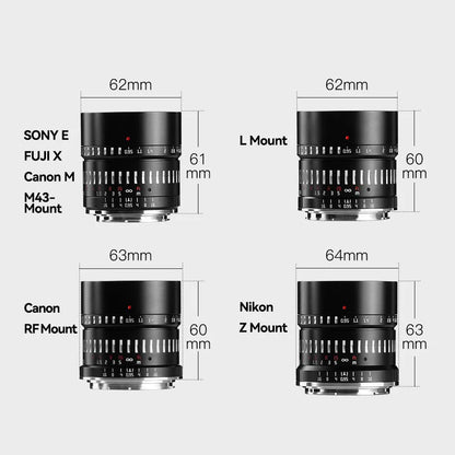 TTArtisan APS-C 50mm F0.95